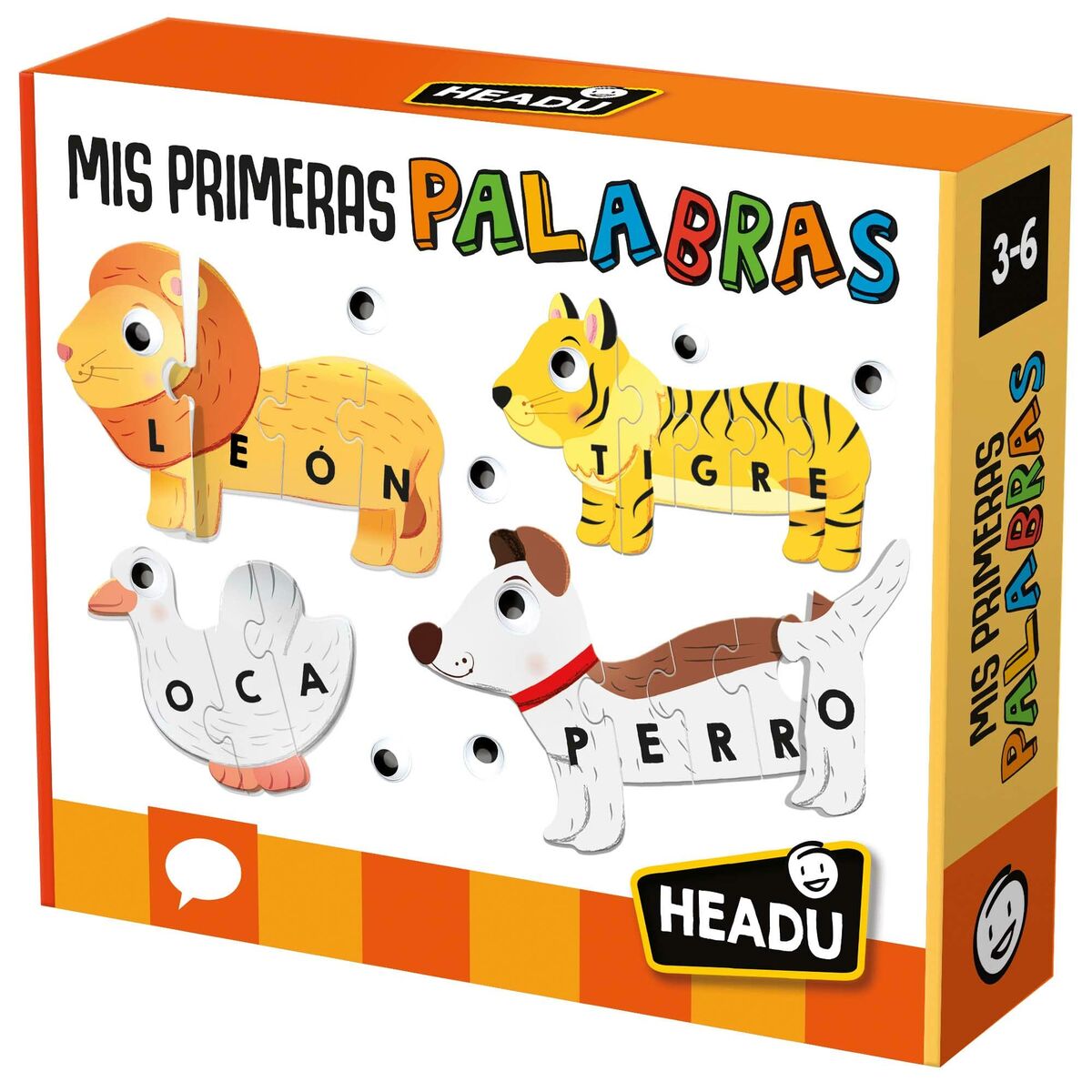 Jeu Éducation Enfant Headu Mis Primeras Palabras Animales Espagnol