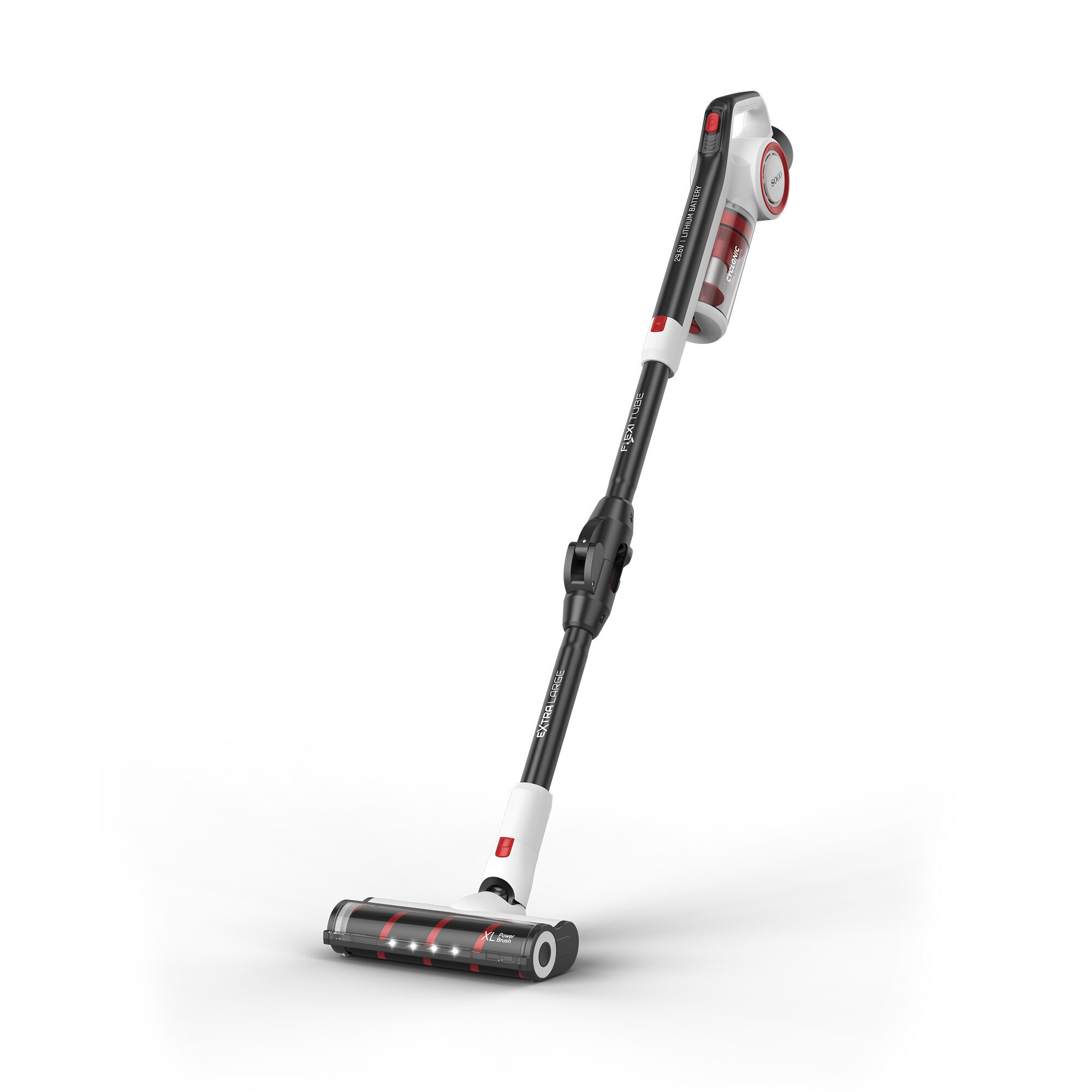 SOGO Aspirapolvere Ricaricabile Senza Fili 29.6V con Mop e Spazzola LED – 0.65L, 21kPa