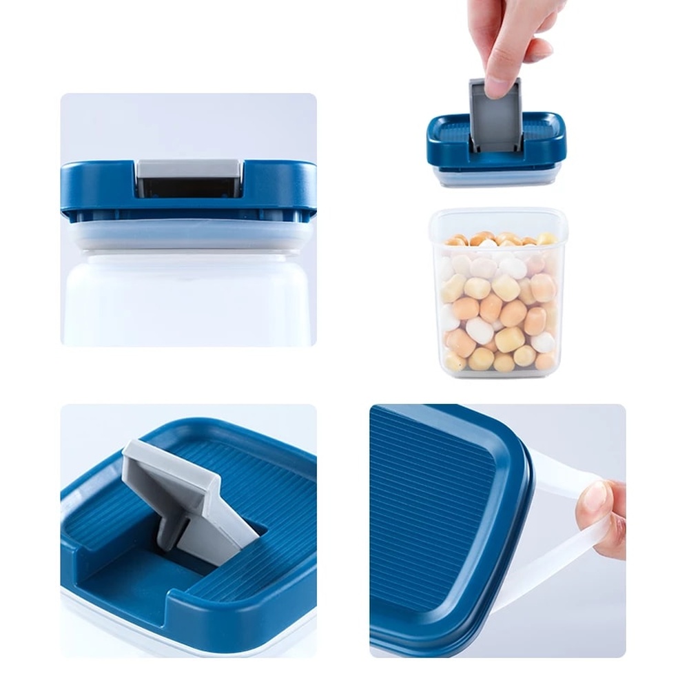 Boîte De Conservation Des Aliments Pour La Cuisine, 6 Pièces