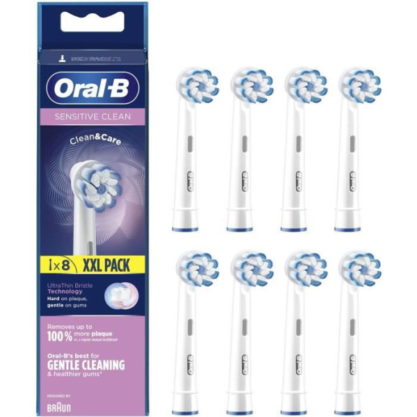 Oral-b Brossette De Rechange Sensitive Clean 8 Unités à Prix Carrefour