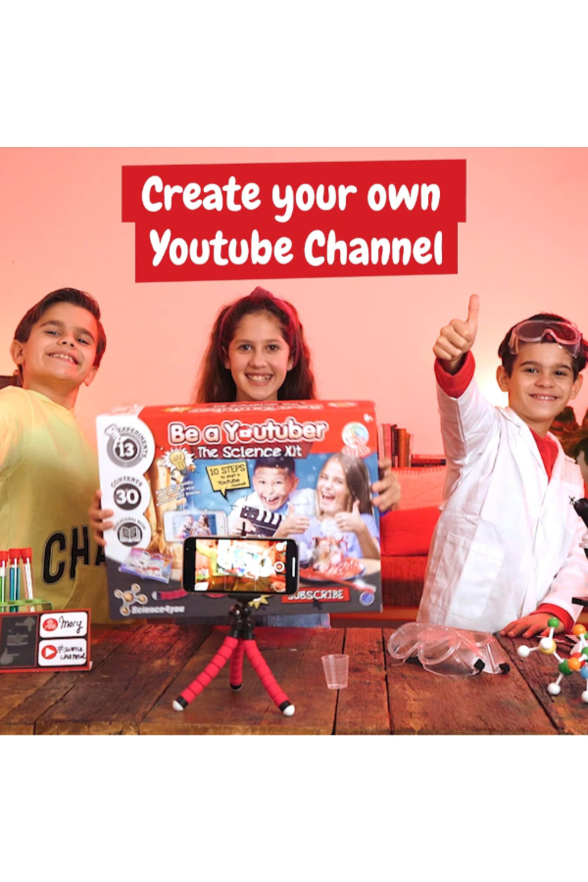 Create & Play Unisex Science4you Role Play Activity Set