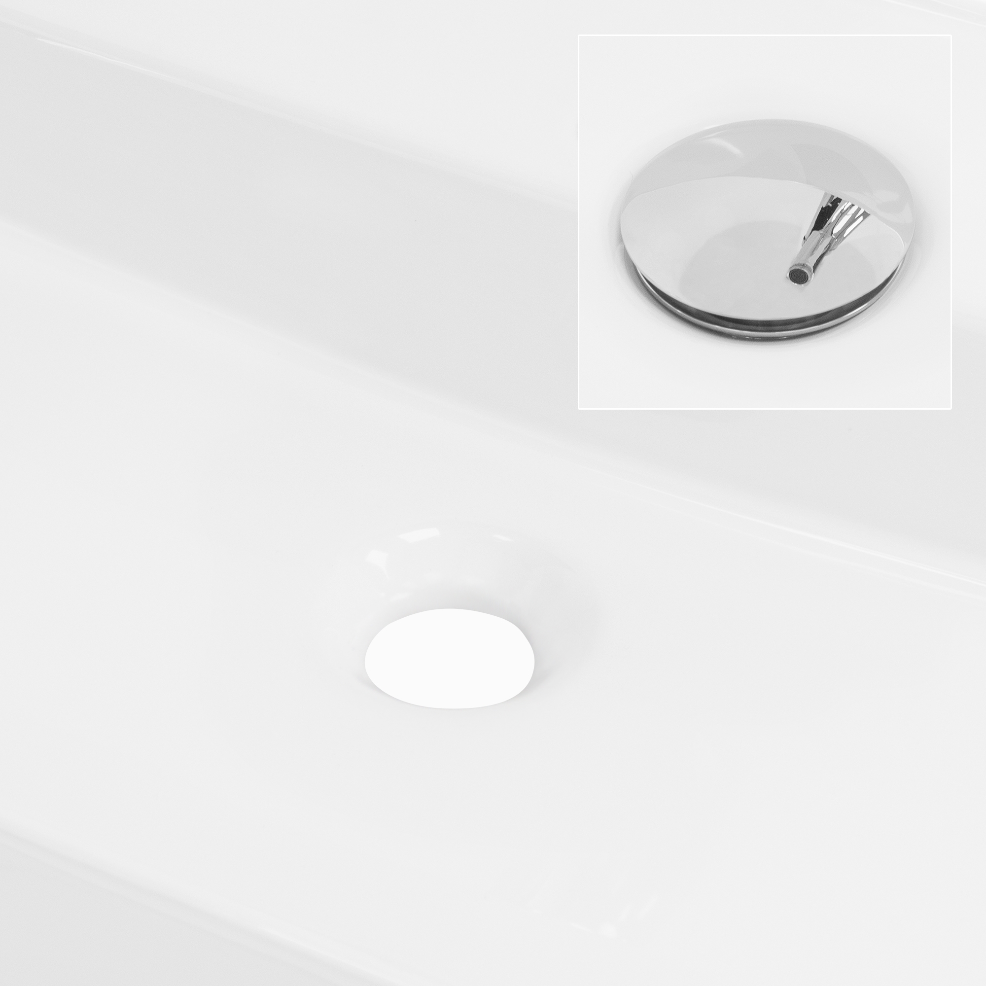 Vasque À Poser En Céramique Blanc Lavabo Avec Garniture De Vidange 800x400x120mm
