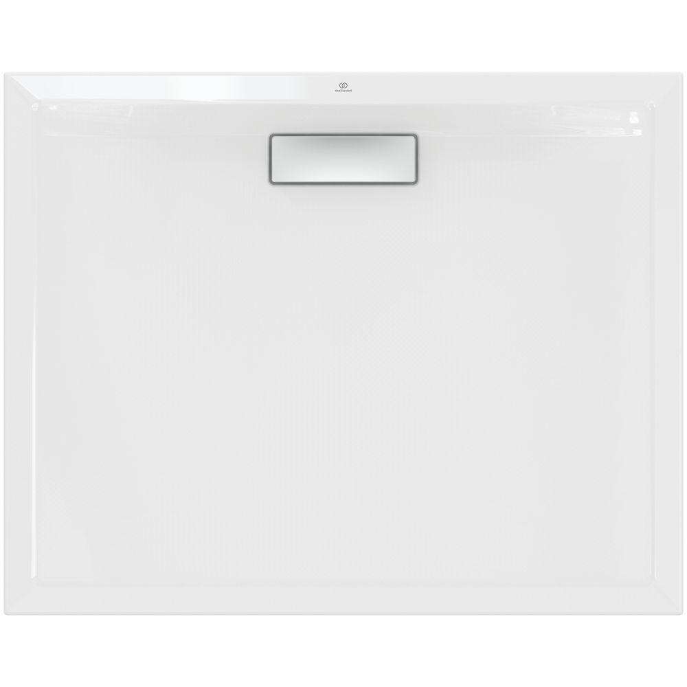 Receveur de douche 80 x 160 cm, résine, blanc, GoodHome Douro