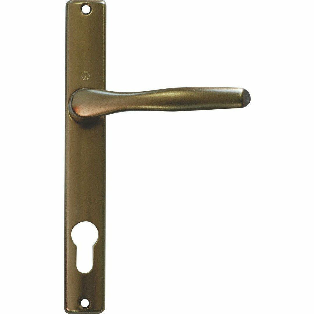Aluminium Door Handles - On Narrow Back Plate