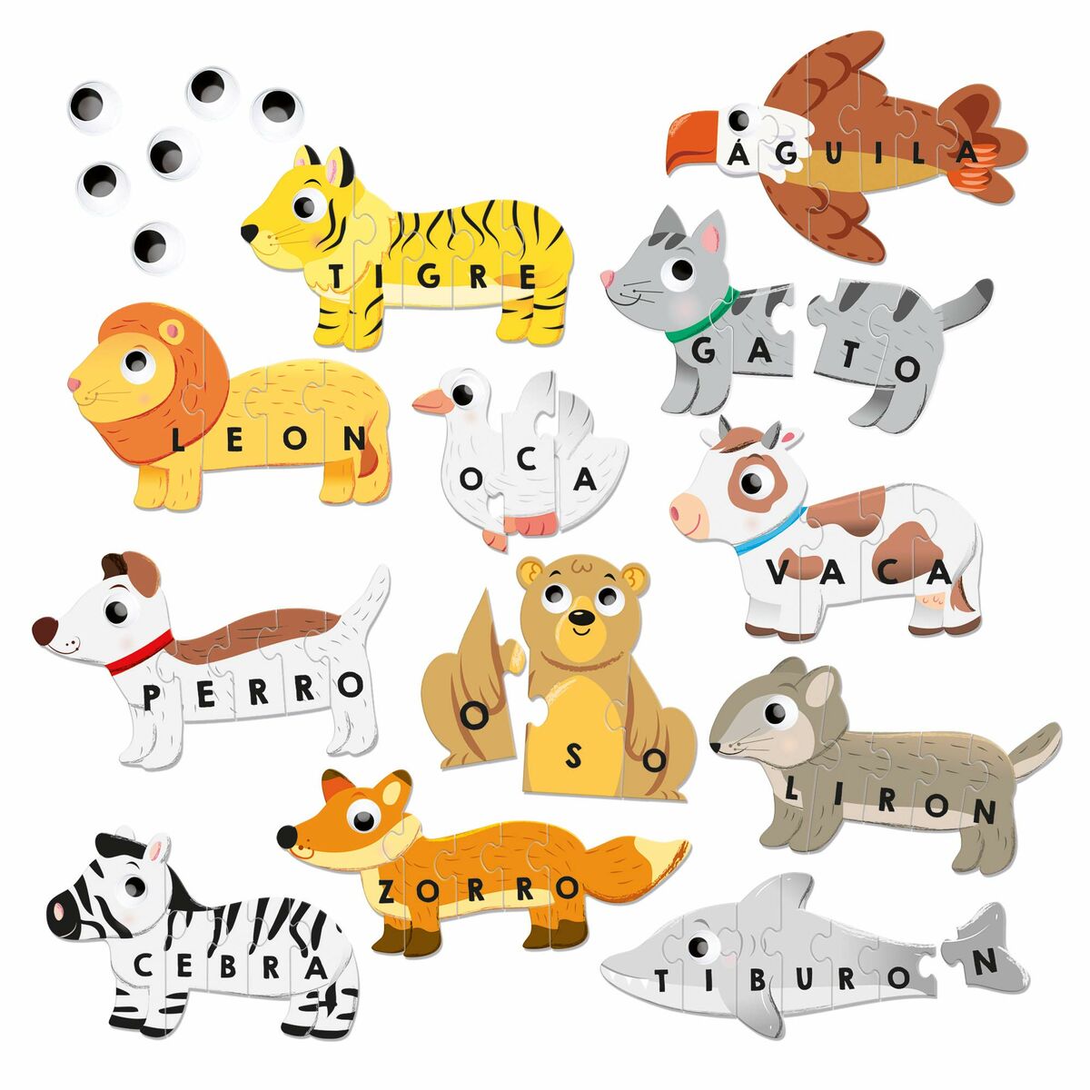 Jeu Éducation Enfant Headu Mis Primeras Palabras Animales Espagnol