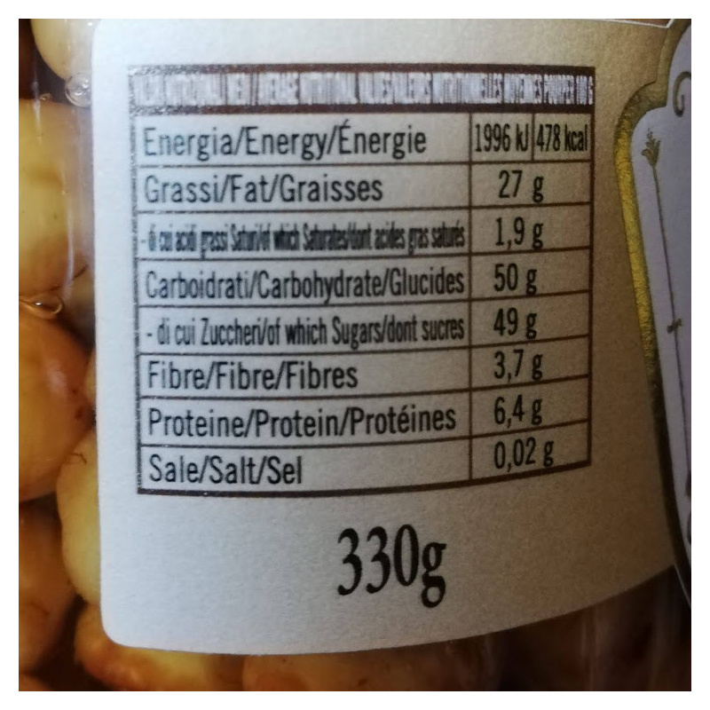 Noisettes Au Miel D'acacia 330 Gr APICOLTURA BREZZO