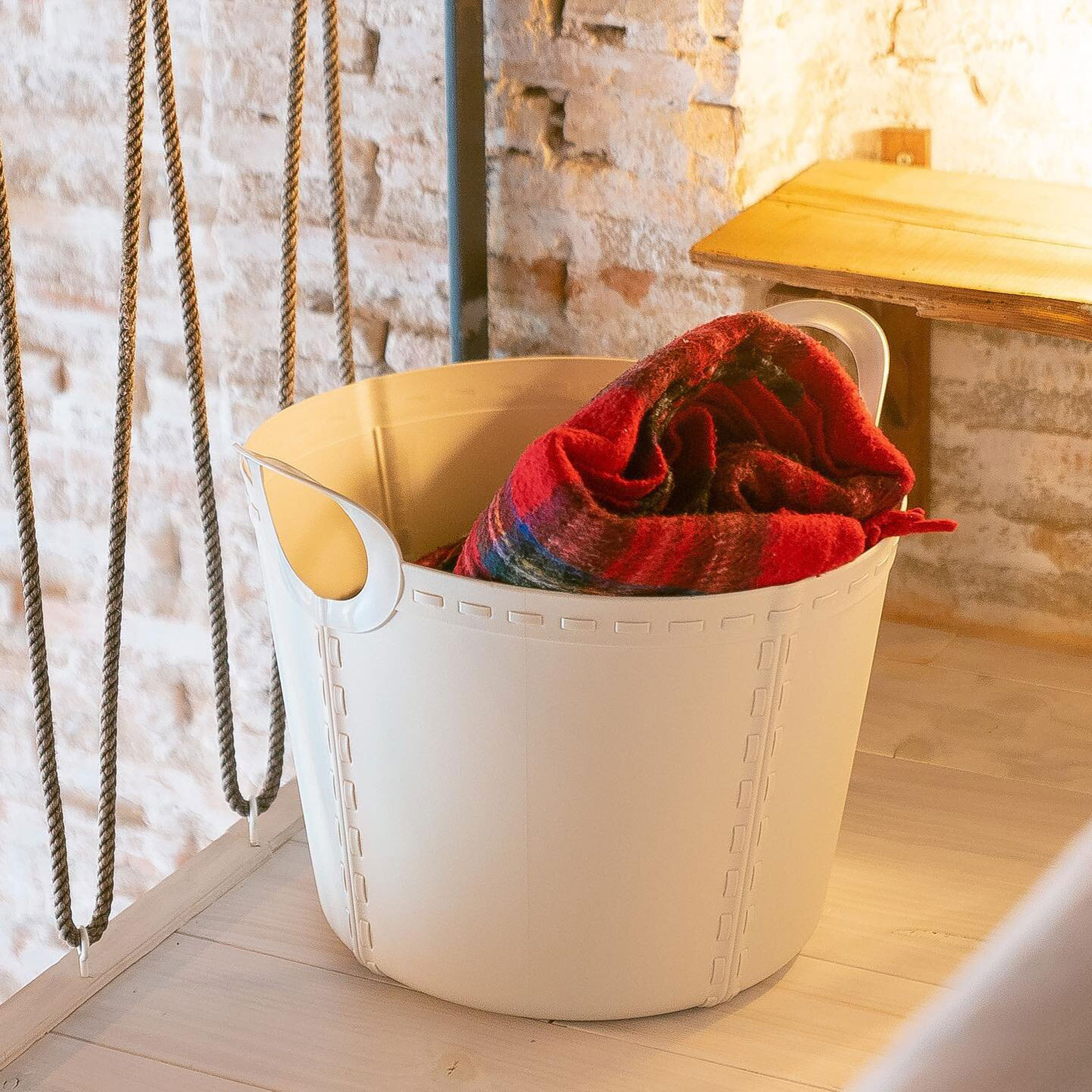 Panier De Rangement Craft Medium 25l Gris Clair 45x38,5x34