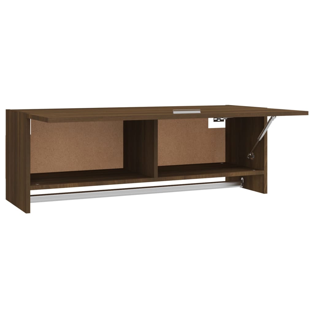 Garde-robe Chêne Marron 100x32,5x35 Cm Bois D'ingénierie