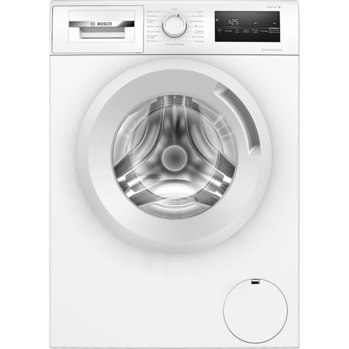 Lavatrice Frontale BOSCH WAN28258FR Serie 4 Da 8 Kg, 1400 Giri, Classe A, Bianco – Silenziosa Con Tecnologia Vapore