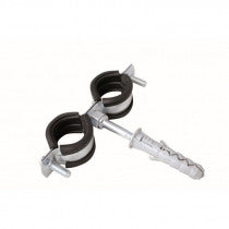 Collier De Serrage Double Avec Caoutchouc Pour Tuy