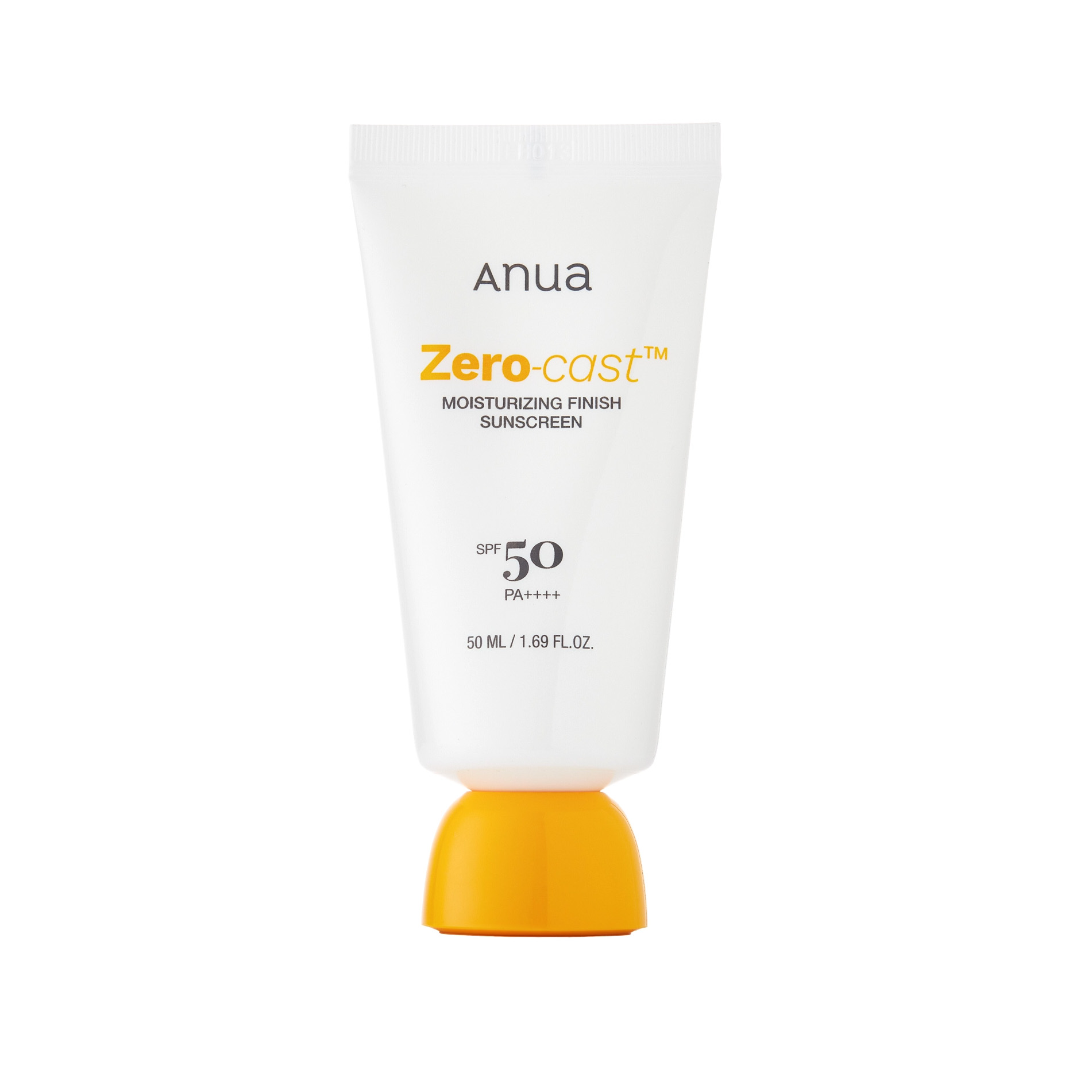 ANUA Zero Cast Moisturizing Finish Sunscreen SPF 50