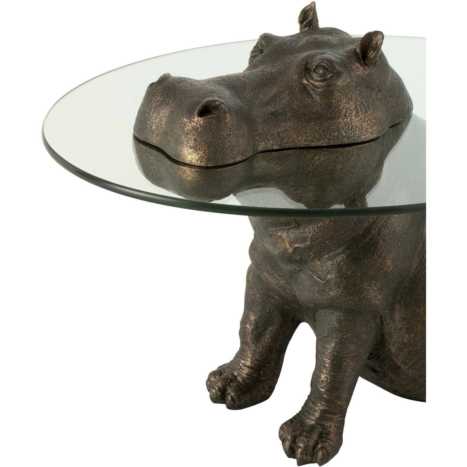 Bulleur D'aquarium En Forme D'hippopotame - Décoration Résine, Taille 7x4,5x4 Cm, Nécessite Une Pompe à Air, Pour Aquarium D'eau Douce Ou D'eau De Mer