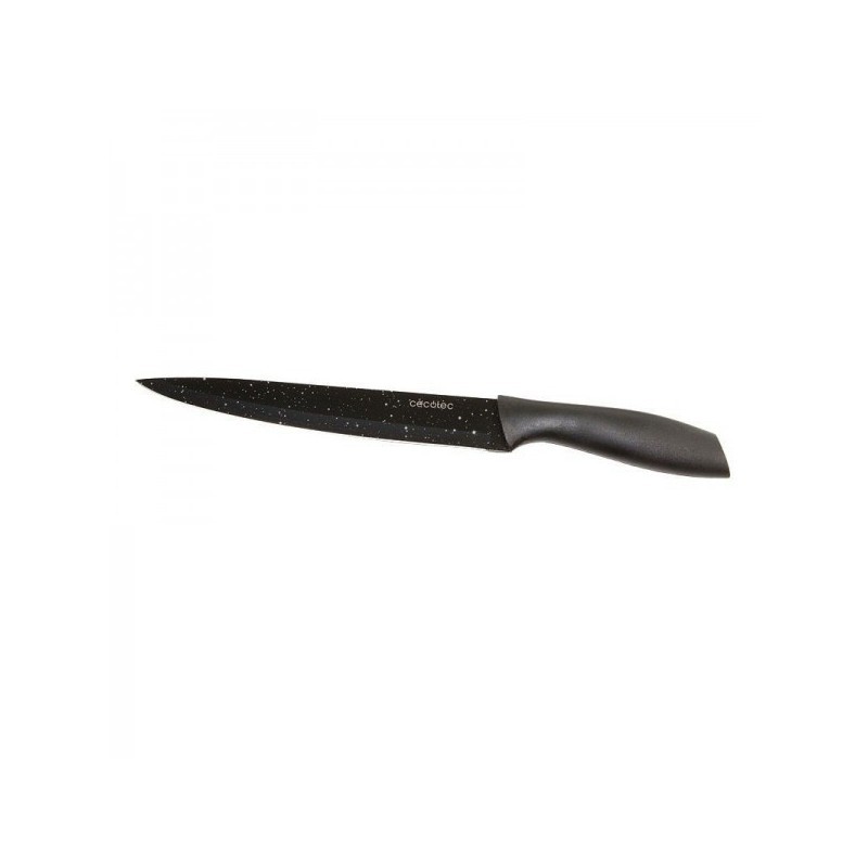 Set de 7 Couteaux professionnels Titanium, Revêtement céramique - Cecotec Noir
