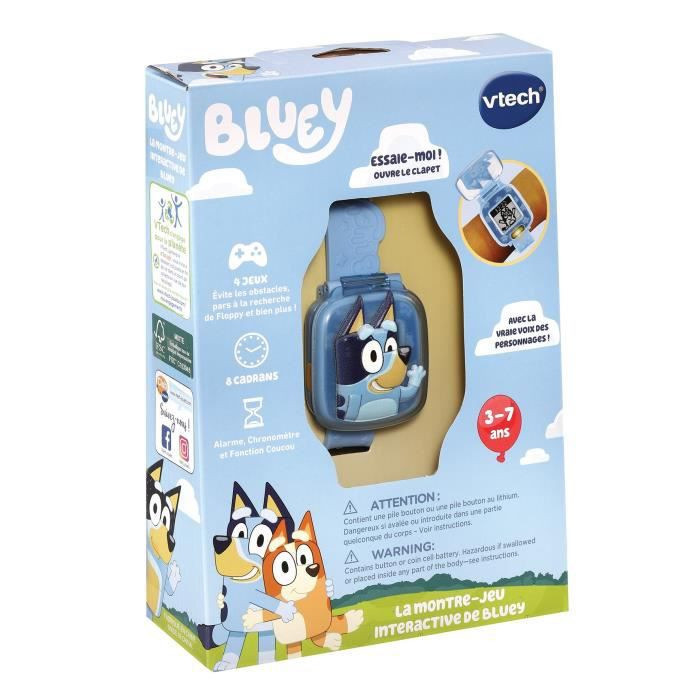 Vtech - Bluey - La Montre-jeu Interactive De Bluey à Prix Carrefour