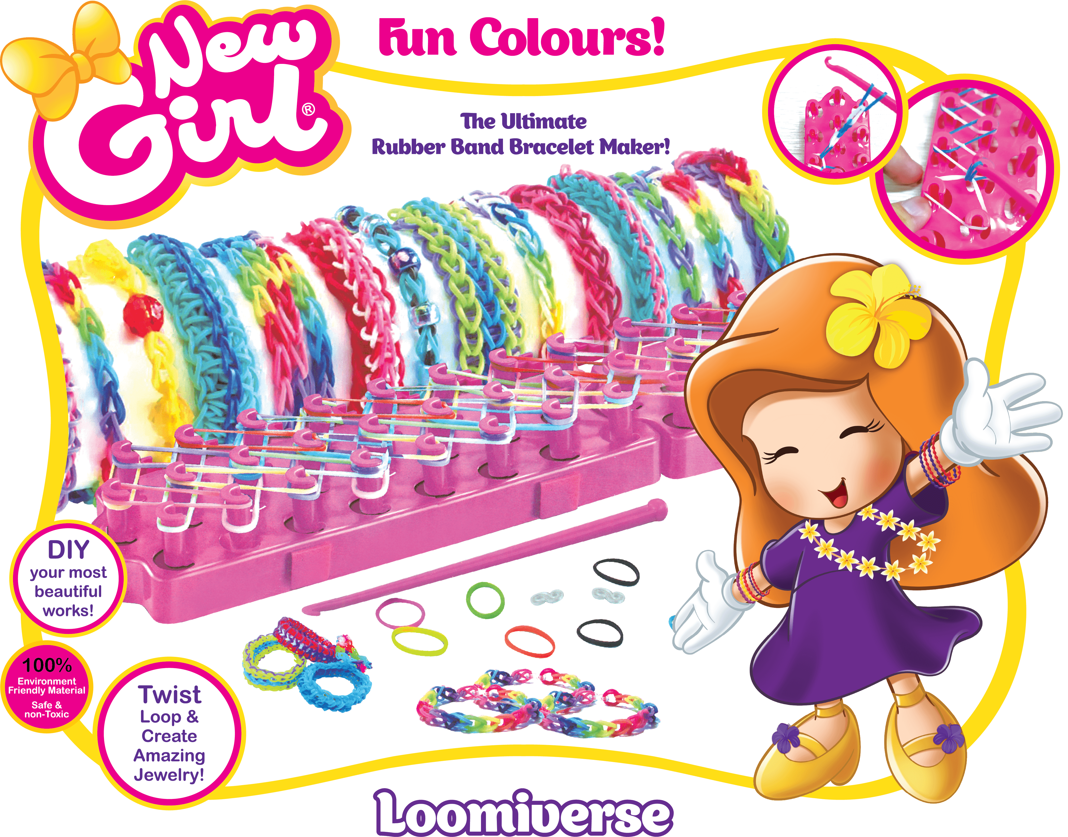 Creativity! Kids New Girl Cosmetics & Fashion Activity Set