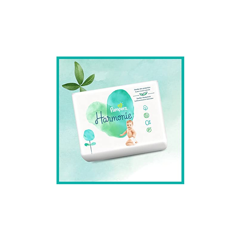 Pampers Couches Taille 1 (2-5 Kg), Harmonie, 140 Couches Bébé (lot De 4 X 35)