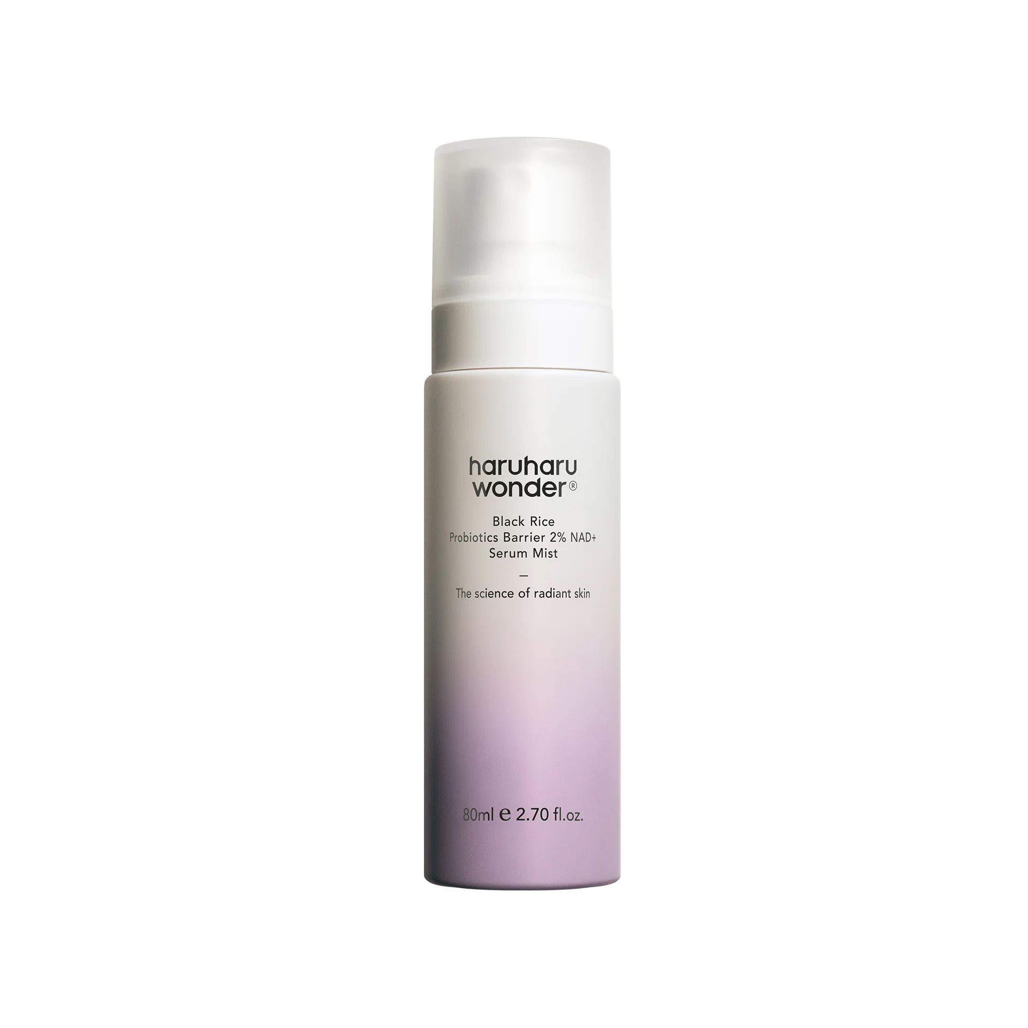Haruharu Wonder Black Rice Probiotics Barrier 2% NAD+ Serum Mist 80 ml
