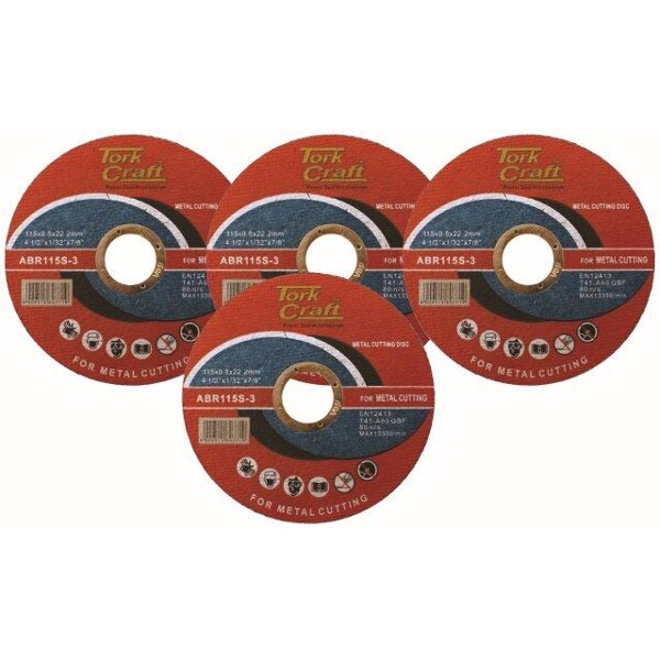 3+1 Free Cutting Disc Steel And Ss 115 X 0.8 X 22.22Mm