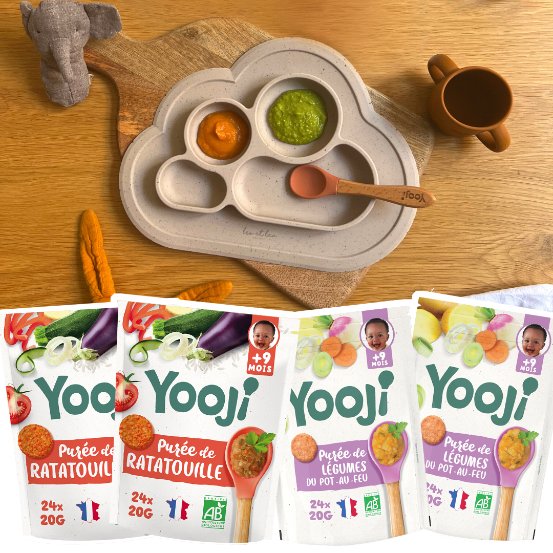 Lot X4 - Ratatouille & Pot-au-feu Bio - 12 Repas Dès 9 Mois - 4 X 480g YOOJI