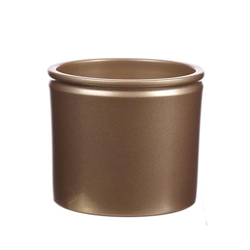 Lucca Round Pot - Gold - 12,5cm - Set of 6