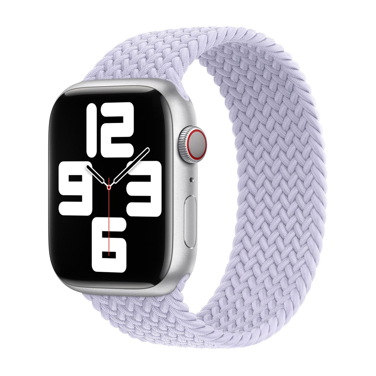 Bracelet Solo tressé pour Apple Watch | 44/45/46/49 mm - Taille 10 - Purple Fog