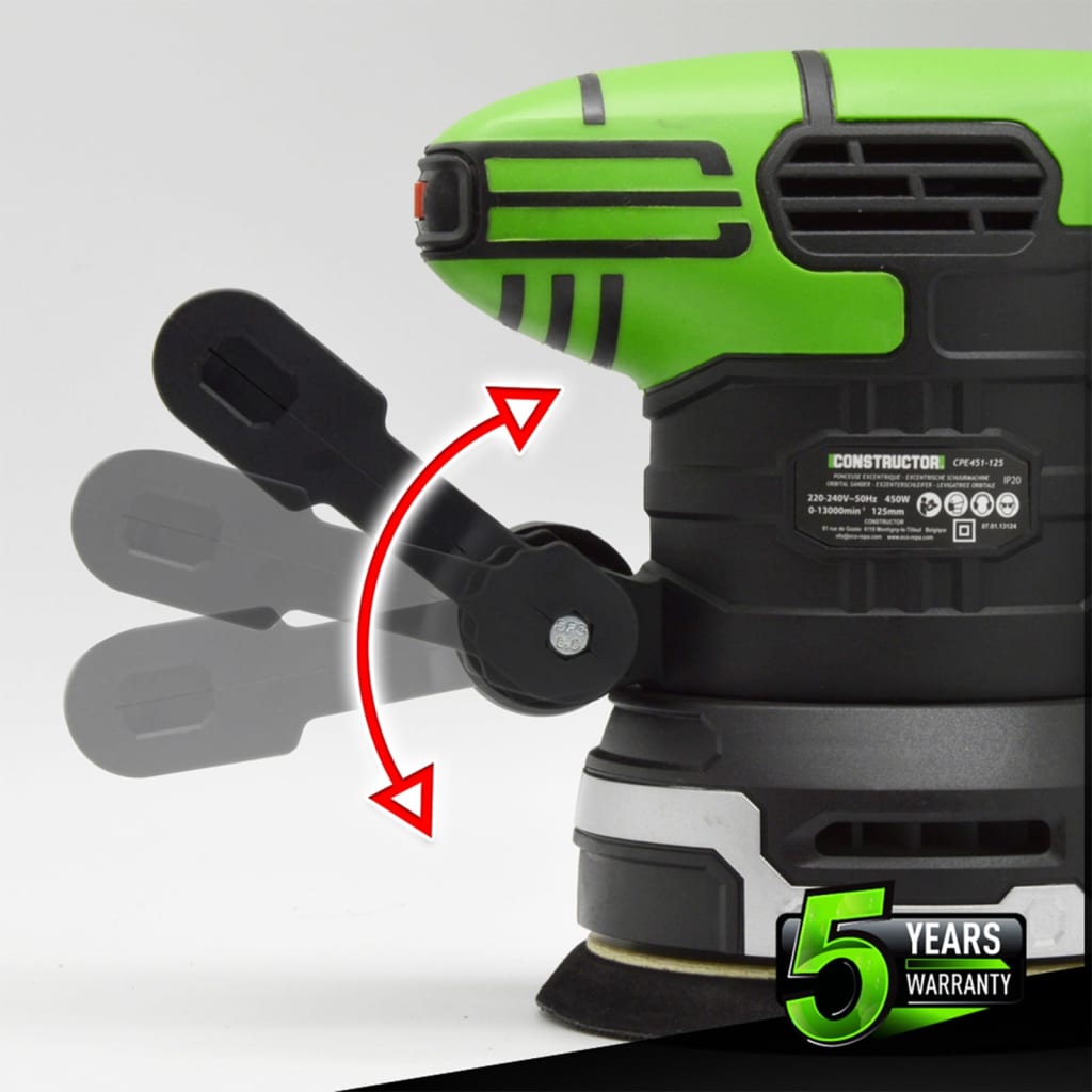 Ponceuse Orbitale 450 W Constructor
