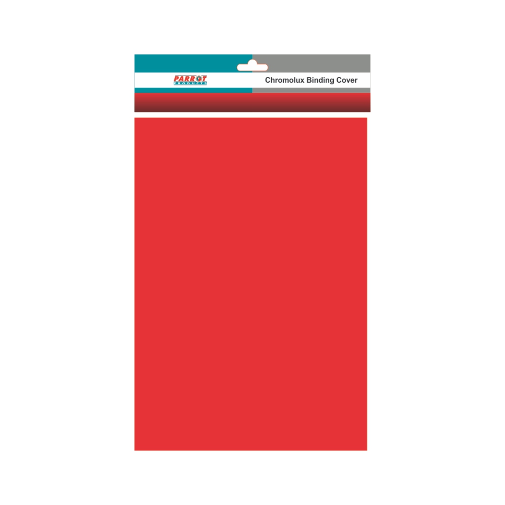Chromolux Binding Cover (A4 - 250GSM - Pack of 25 - Red)