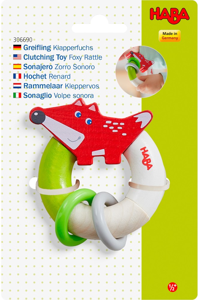 Haba Hochet Clapper Fox