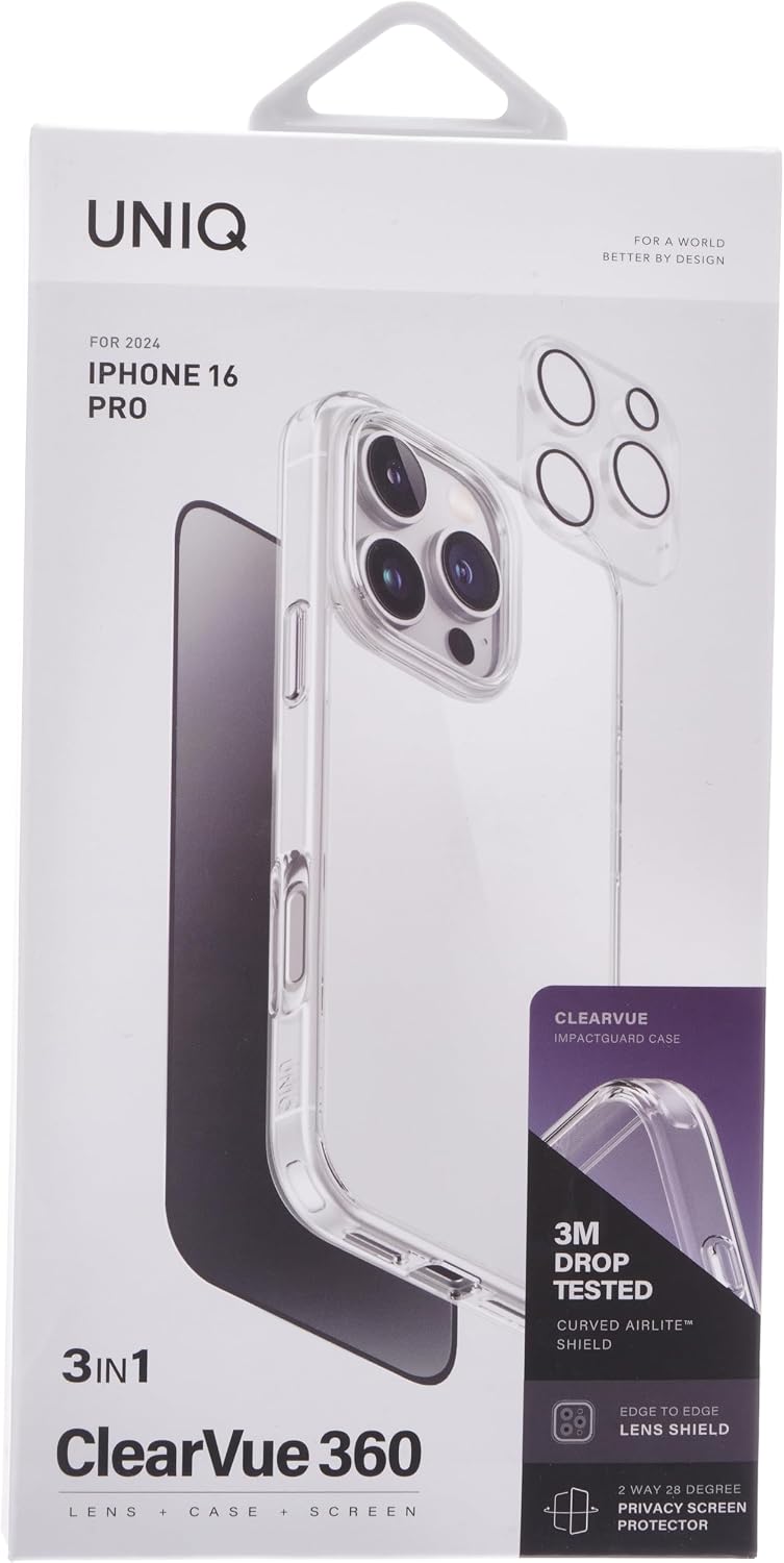 Uniq iPhone 16 Pro Max Back Cover Mobile Case