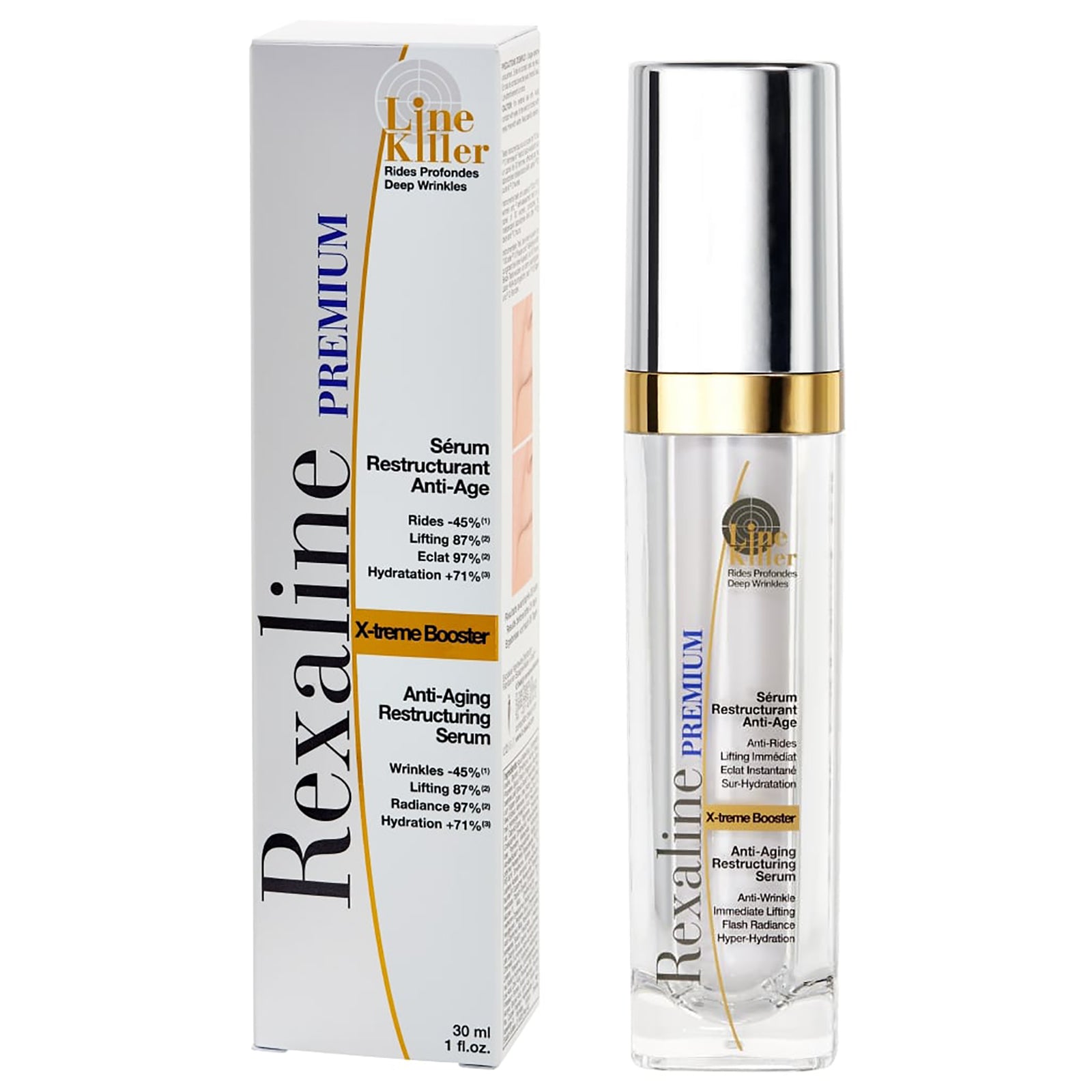 Rexaline Line Killer X-treme Booster ansiktskräm & serum dam – bild 2