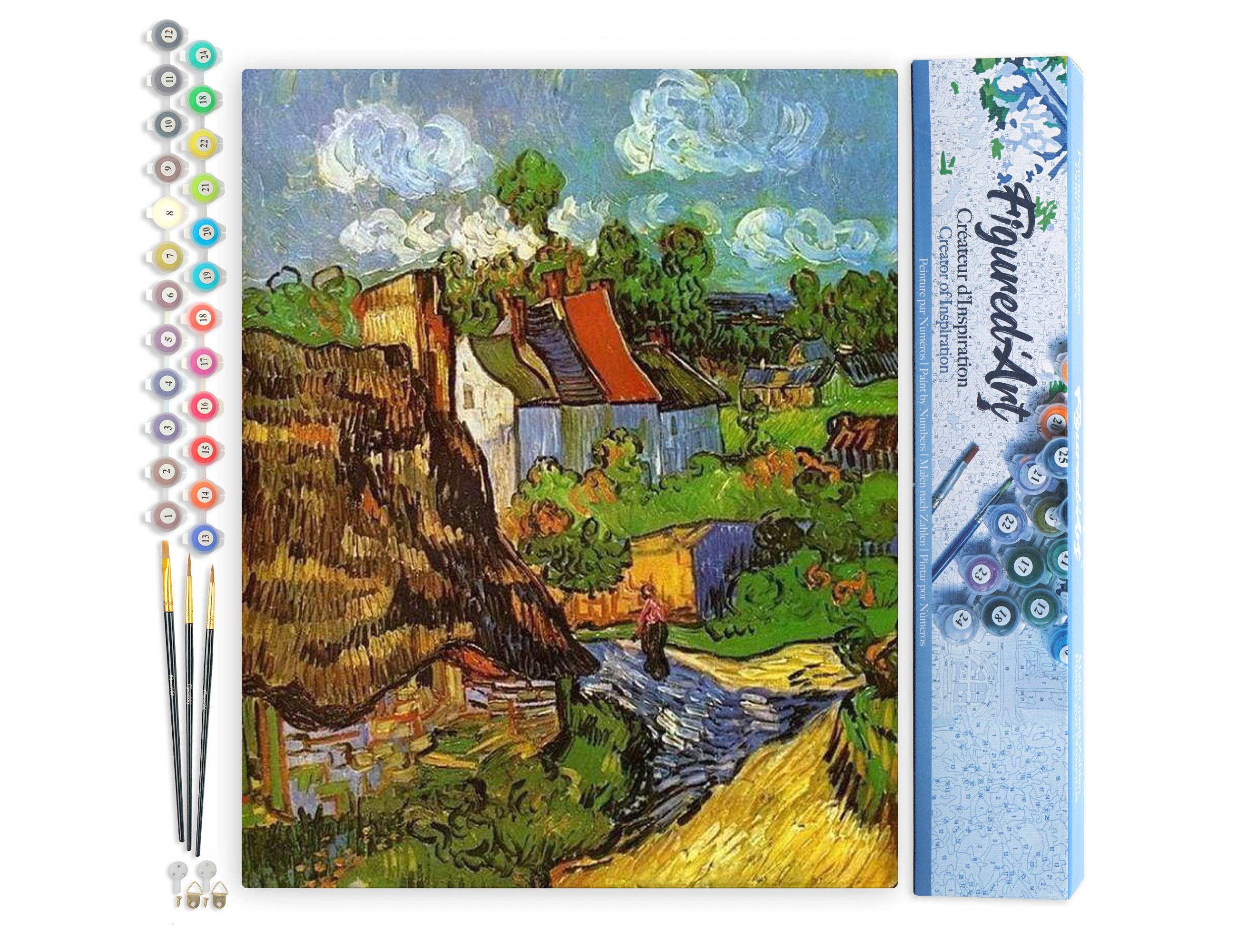 Kit Peinture Par Numéro Artist's Loft - Iris Van Gogh - 20x16 Pouces