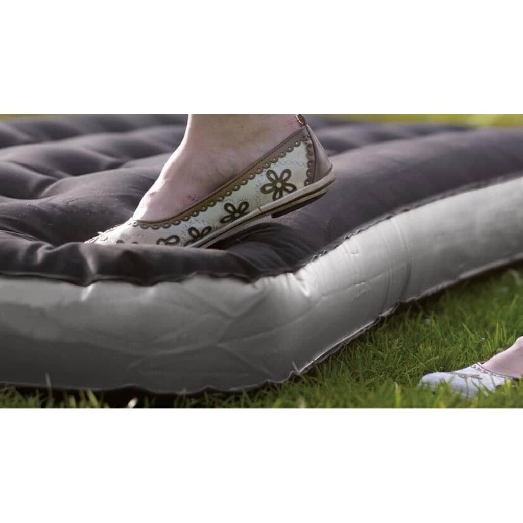 Matelas Pneumatique Classic Single Oreiller Et Pompe Noir/gris Outwell