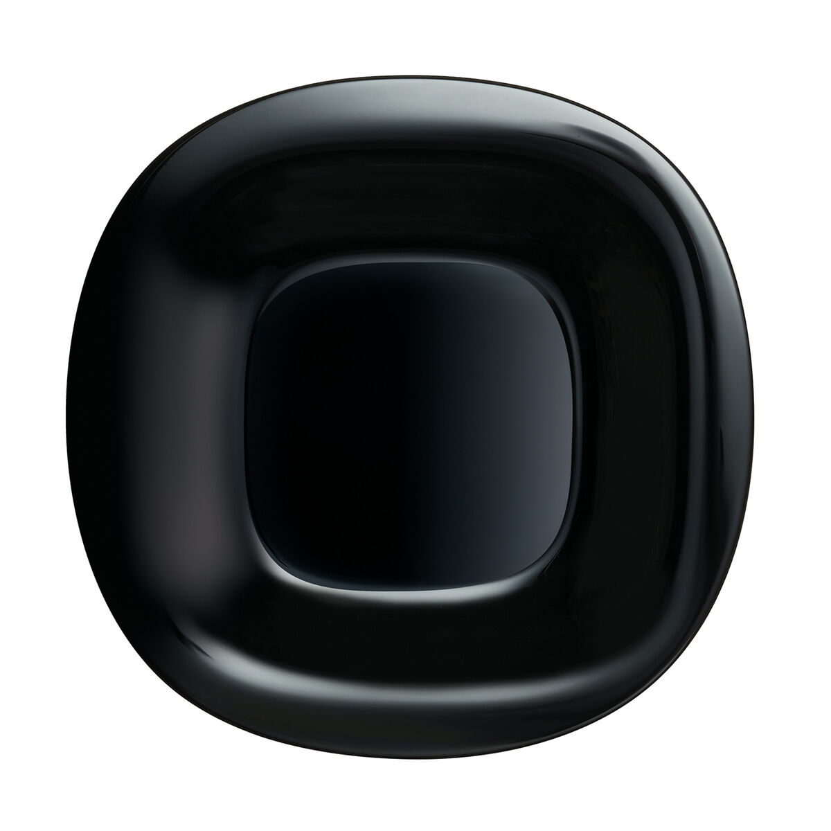 Assiette Plate Luminarc Carine Noir Verre (ø 26 Cm) (24 Unités)