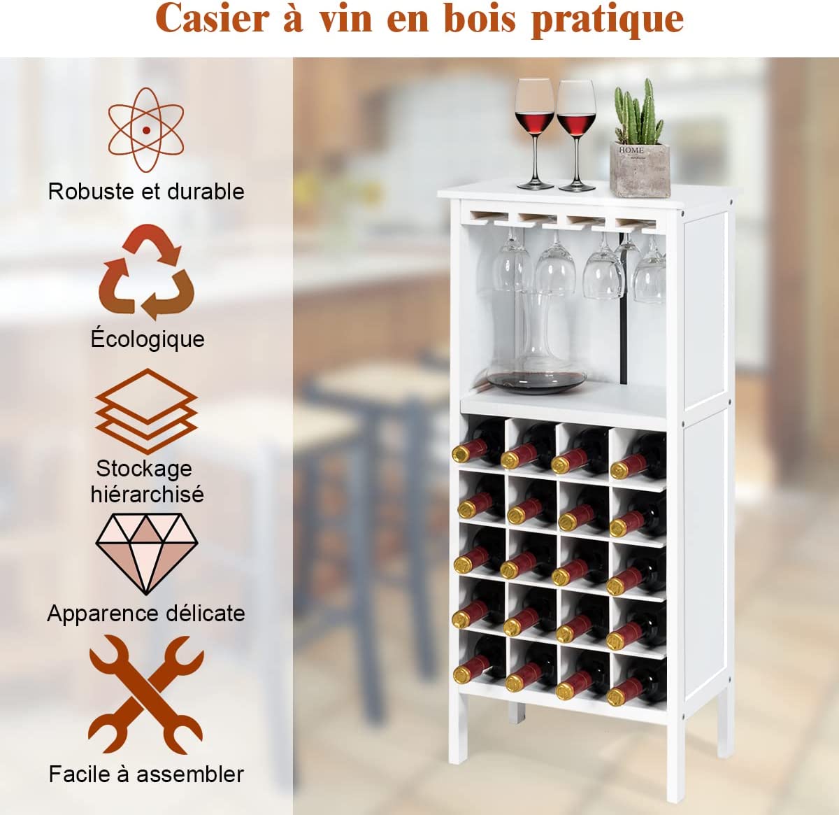 Costway Tabouret D'echelle Pliante Marchepied Avec 2 Étages