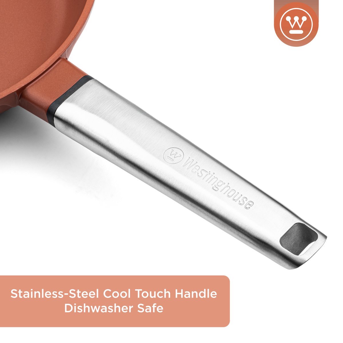 Westinghouse - Série Performance - Poêle À Frire 24 Cm + 28 Cm - Induction - Rouge