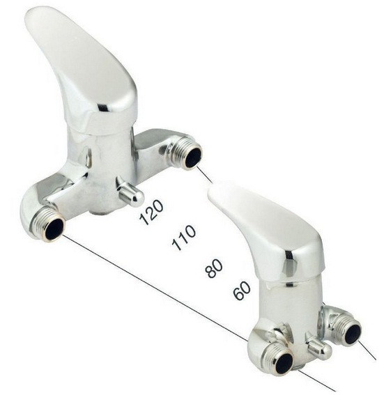 Plomberie - Mitigeur Douche Entraxe 70 Mm Rei Tregi
