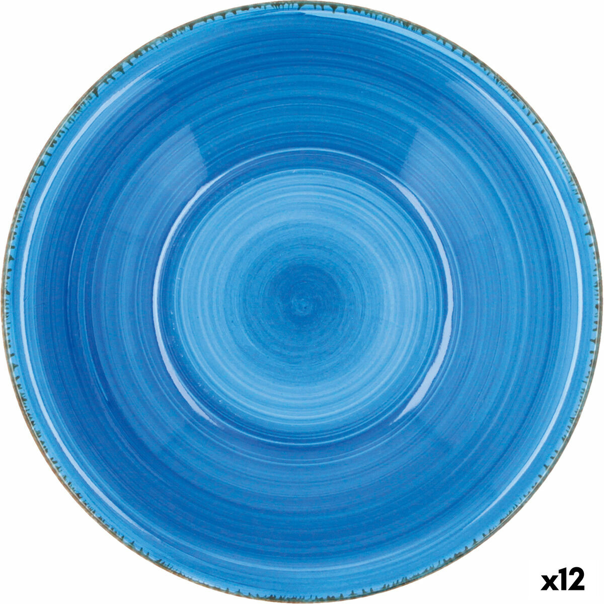 Assiette À Dessert Quid Vita Céramique Bleu (19 Cm) (12 Unités)