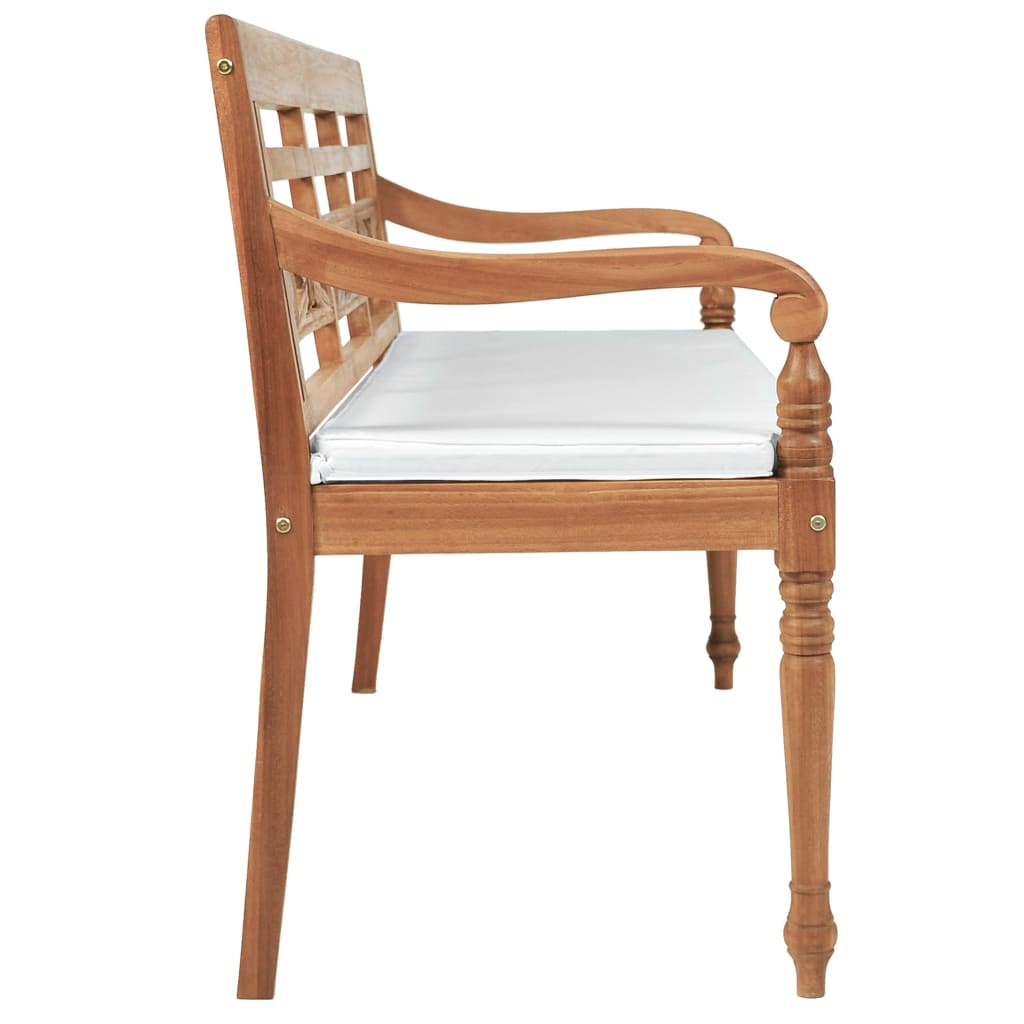 Banc Batavia Avec Coussin 150 Cm Teck