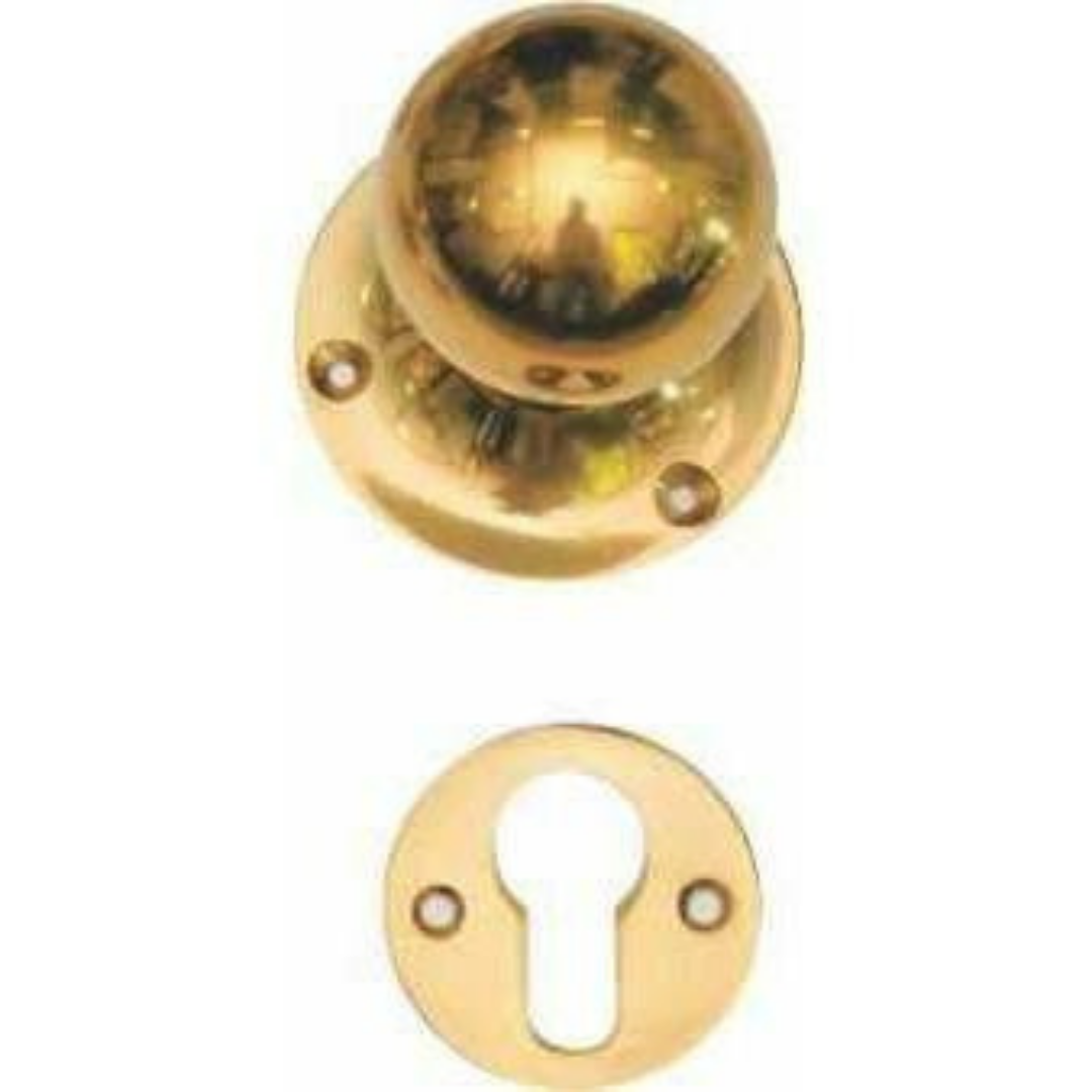 Ball type solid brass knob