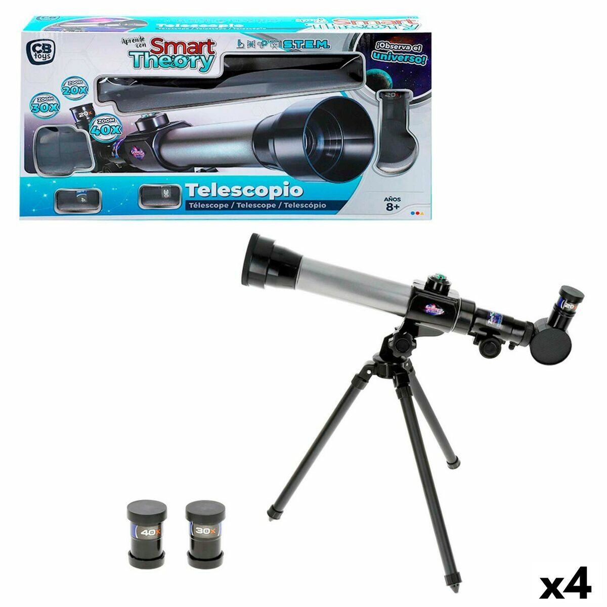 image: Image: Télescope Pour Enfants Colorbaby 4 Unités