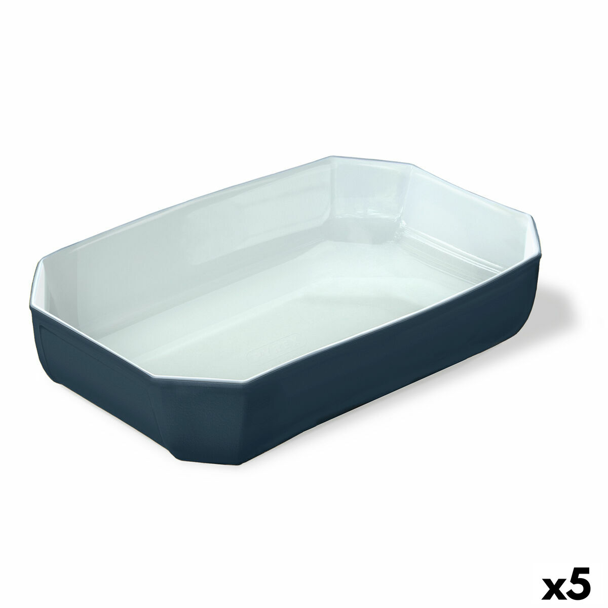 Plat à Gratin Pyrex Vintage – Blanc, Avec Couvercle (9")