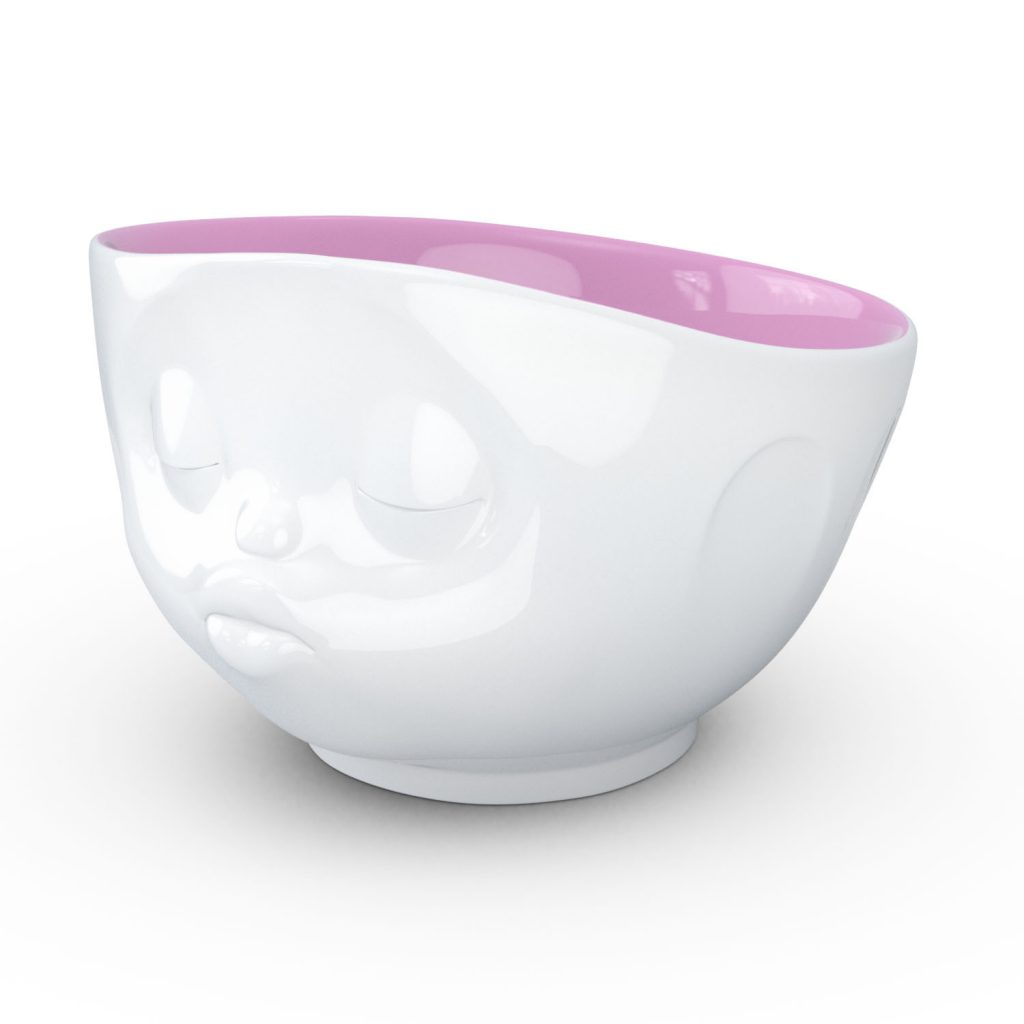Bol 500ml En Porcelaine Humeur Du Matin Bisou Tassen – Intérieur Rose Fruits Des Bois