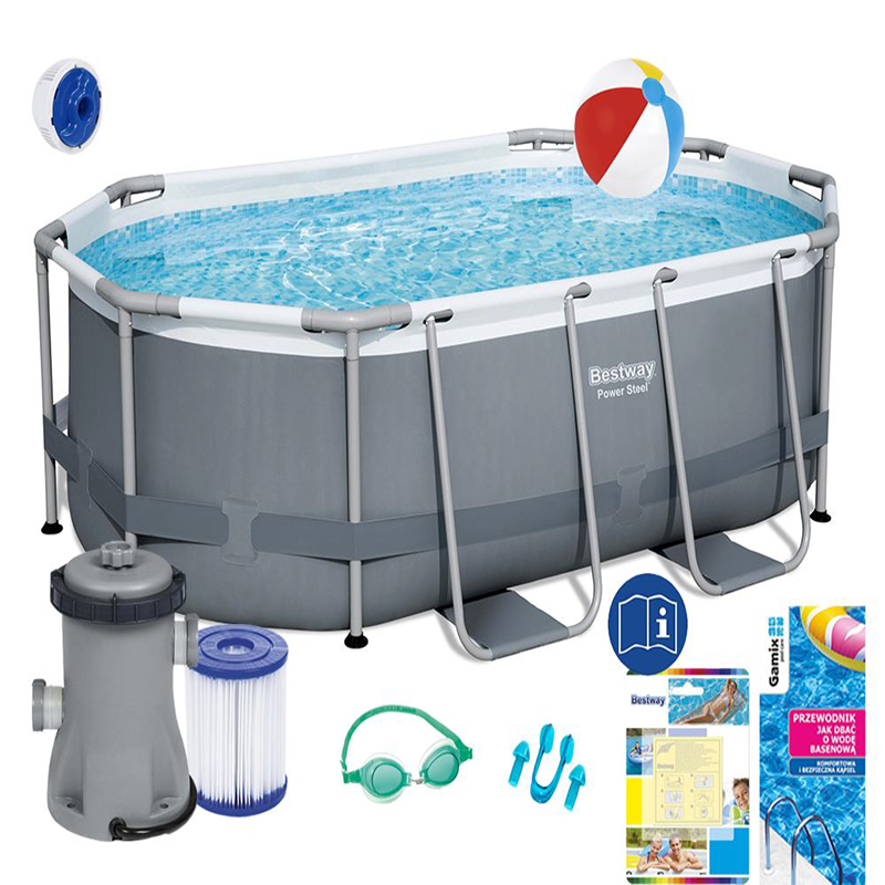 Bestway Framed Pool 4 Years And Above,4 Person,Multicolor,84 Cmx200 Cmx305 Cm