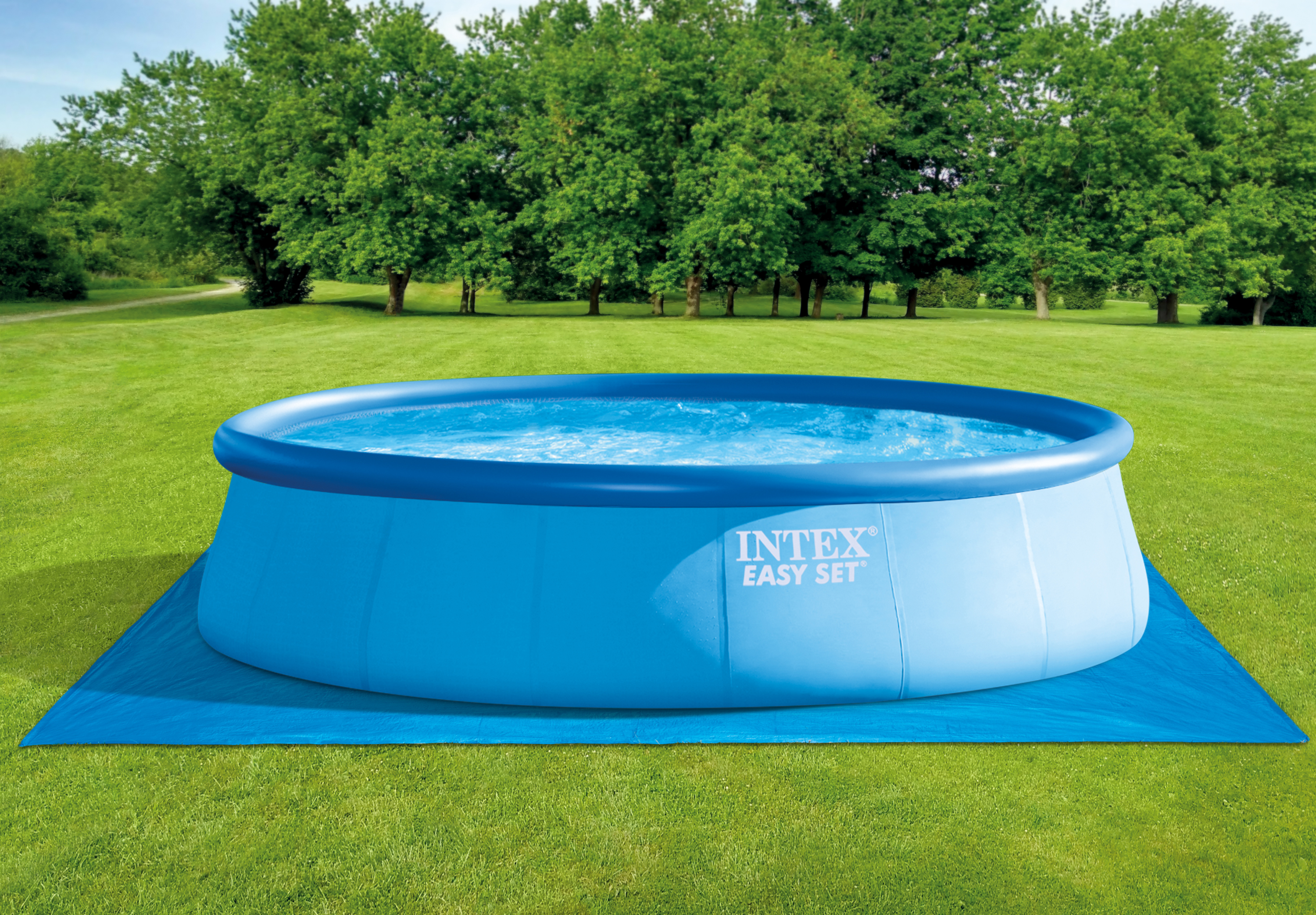 Intex Above-Ground Pool Cover,Automatic,Multicolor