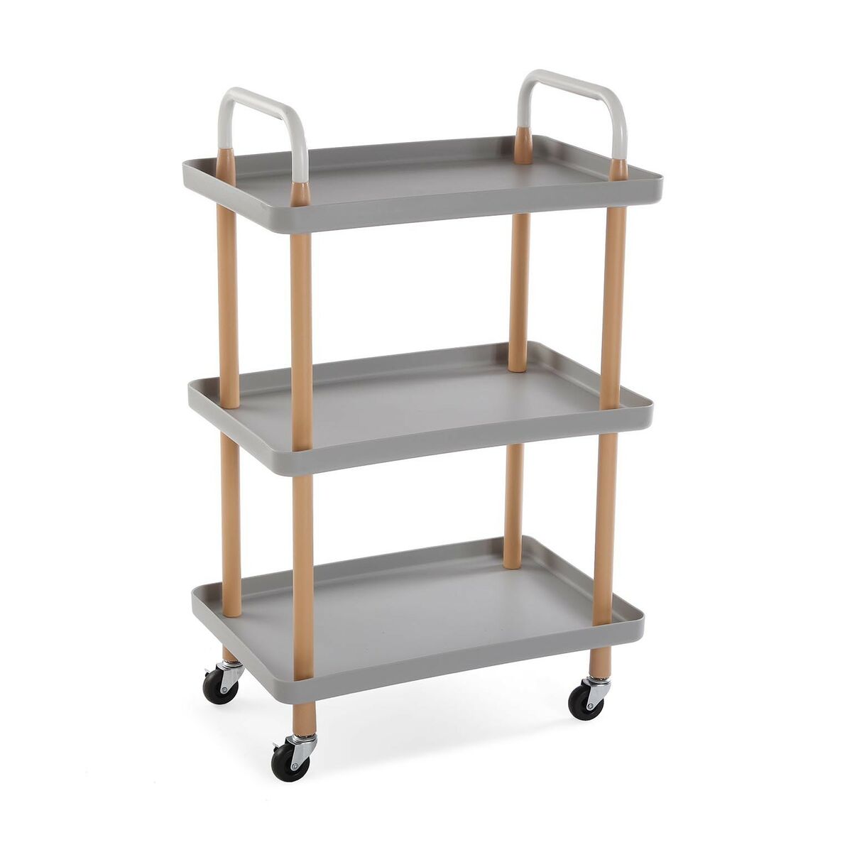 Chariot À Légumes Versa Gris 36 X 85 X 53,5 Cm Métal Polypropylène