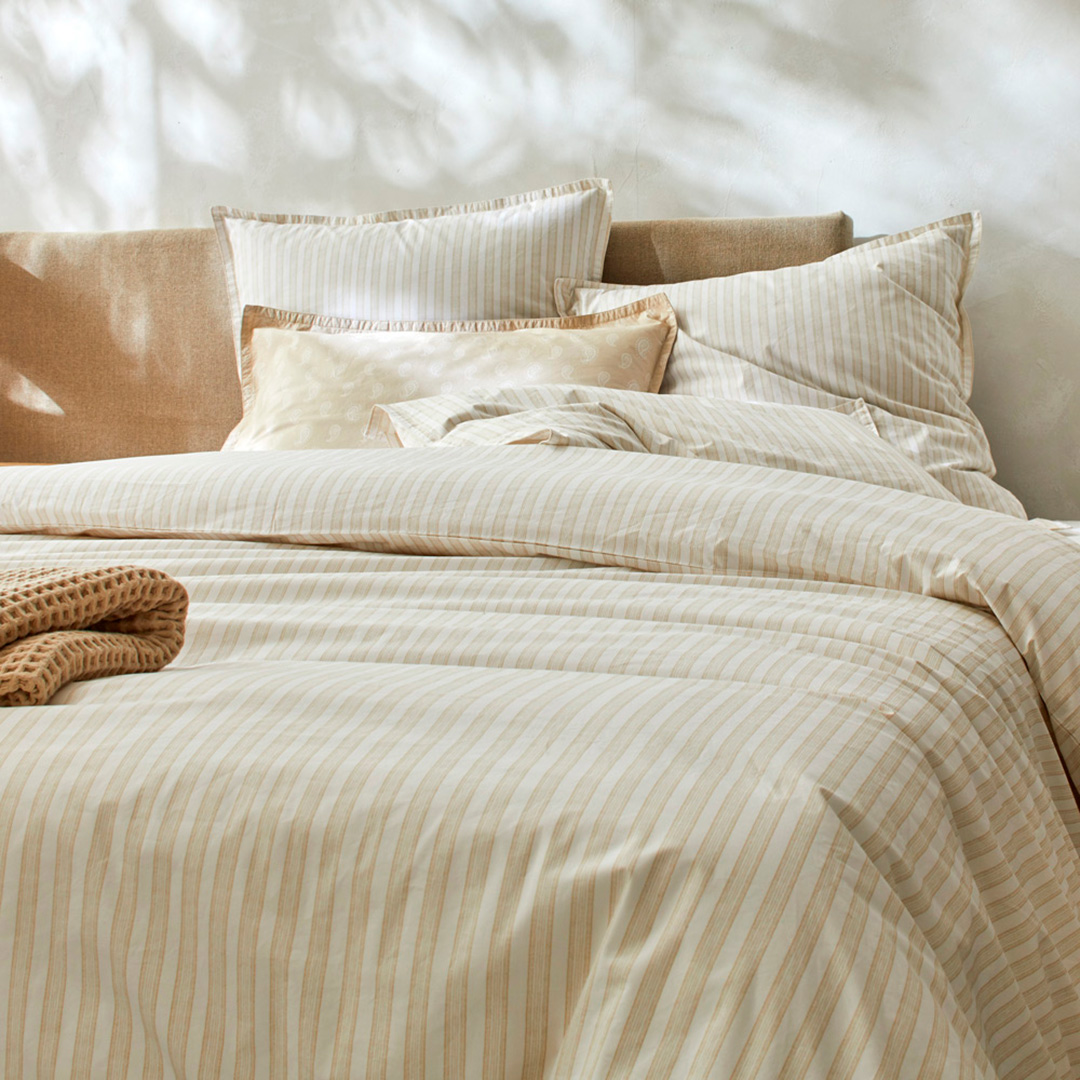 Ensemble Housse de Couette et Taies d'Oreiller en Percale