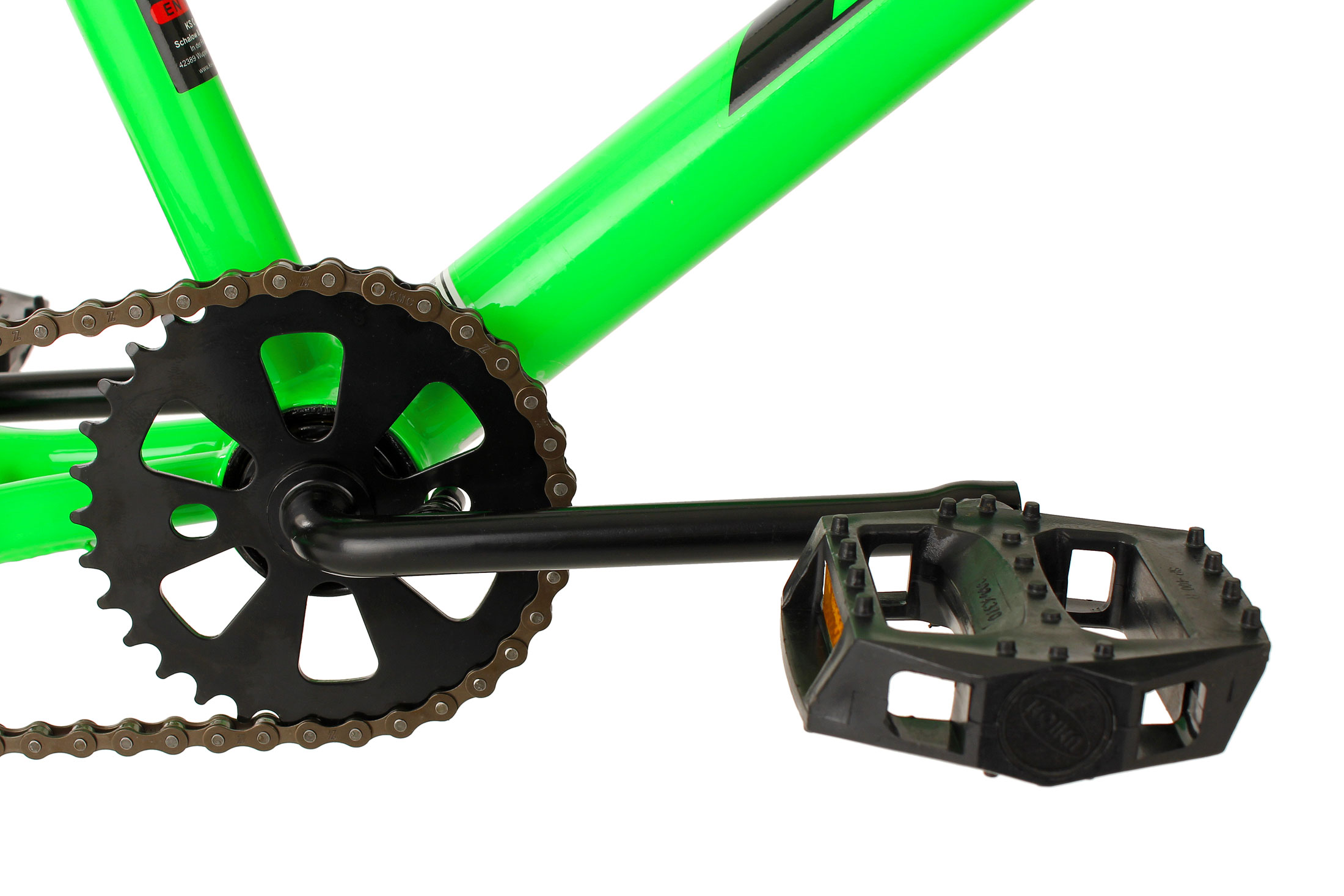Bmx Freestyle 20'' Cobalt Vert Fluo Ks Cycling