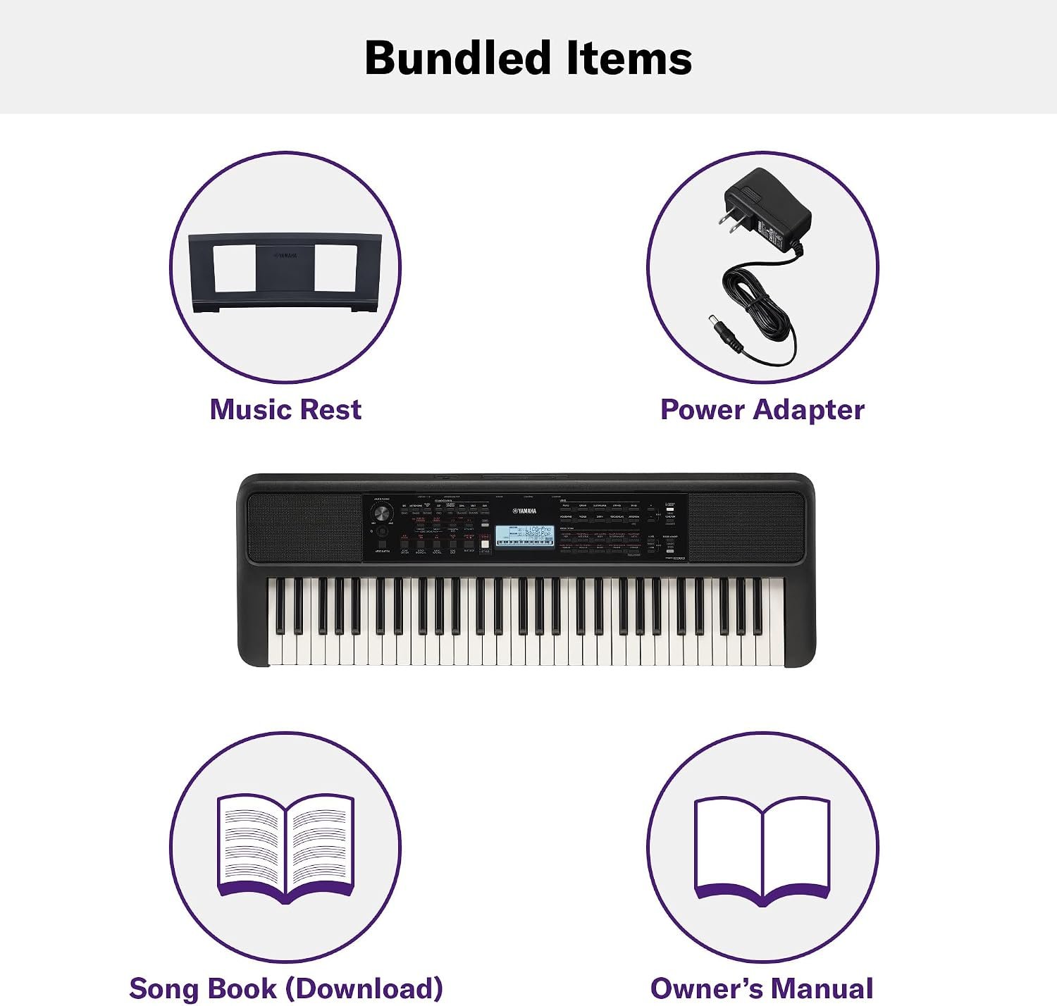 Yamaha 61 Keys Portable Keyboard