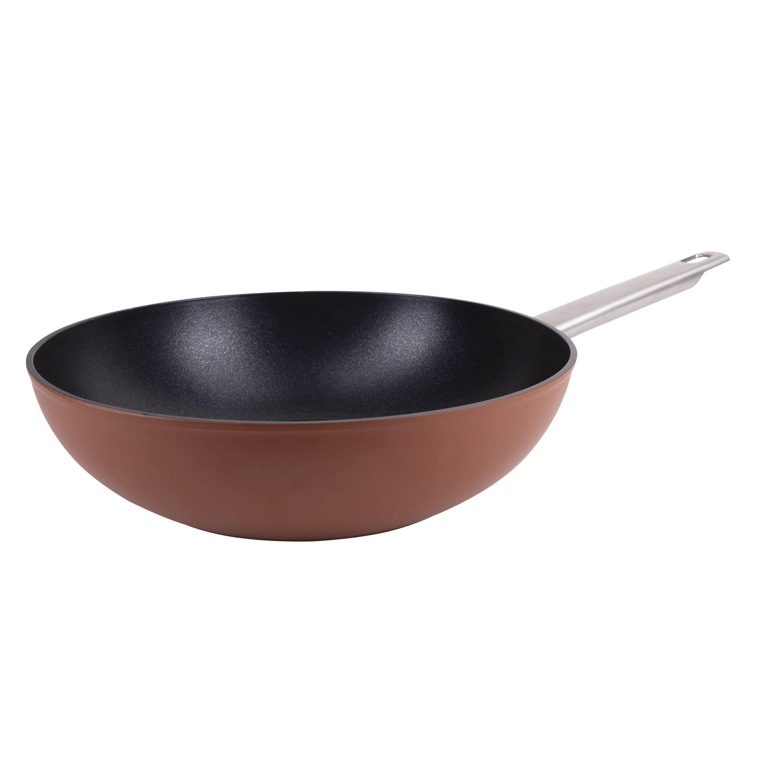 Wok 28x7.8cm Aluminium Forgé Ind Agros