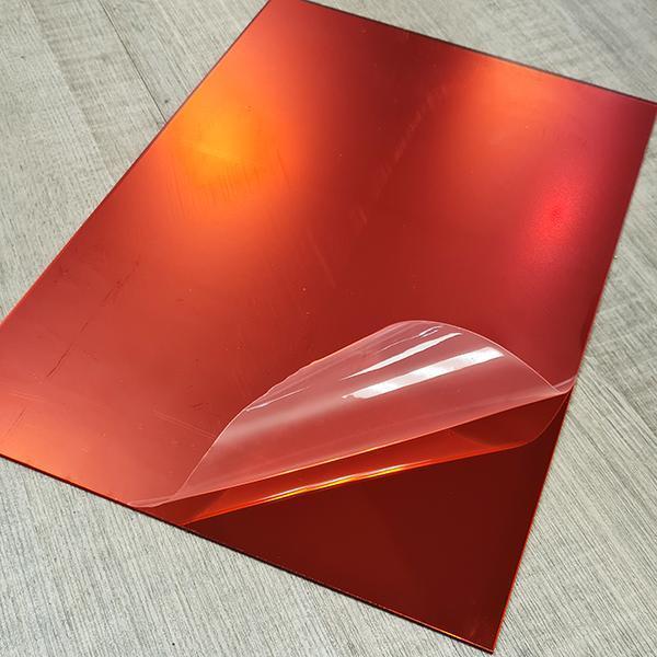 Acrylic Mirror Red 2mm 900x600mm